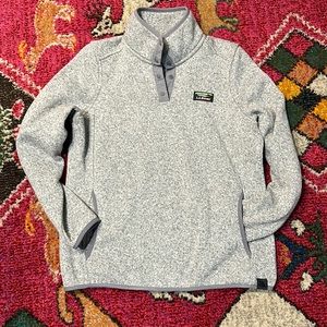 L.L. Bean snap neck pullover - petite small